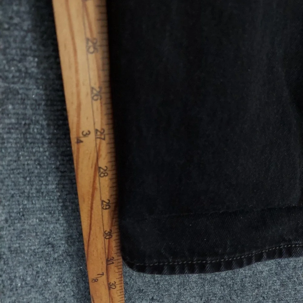 Levis 501 Jeans Mens Fits 36x31 Black Dark‎ Wash Regular Straight Button Fly